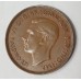 AUSTRALIA 1946 . ONE 1 PENNY . ERROR . PLANCHET FLAWS ON KEY DATE